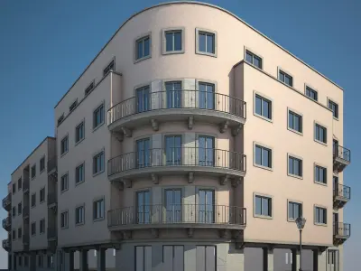 Apartment Building VII 3D model