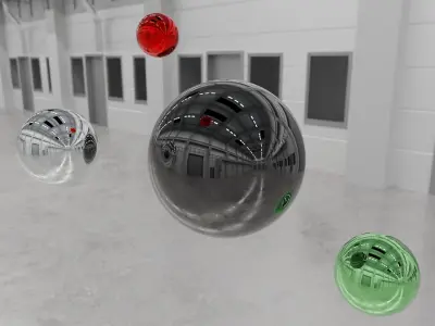 HDRI - Industrial Hall Interior 2 Texture