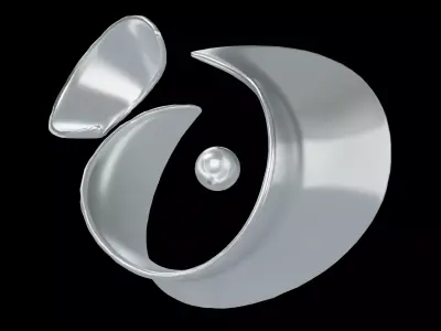 Abstract Shape v38 002 Low-poly 3D model