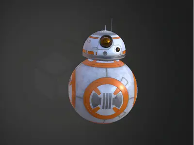 BB-8 Droid  V2 3D Model 3D model