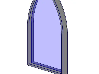 Pointed Window 3D model