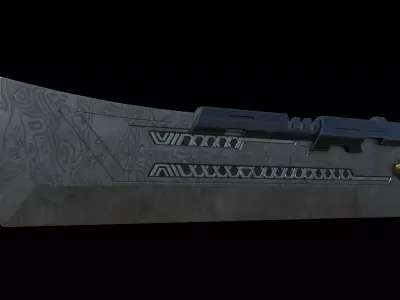 Thanos Double Edged Blade llSS3Dll 3D model