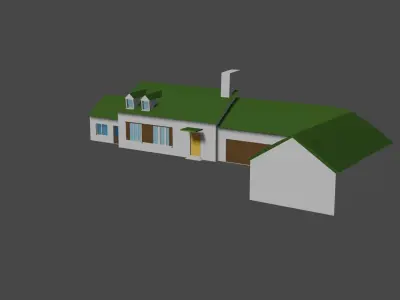 Cedric House Free low-poly 3D model