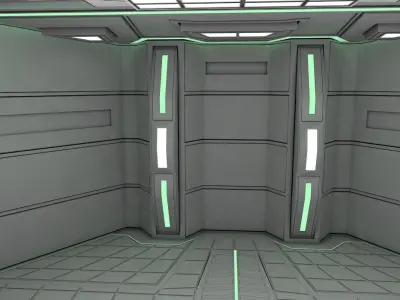 Sci Fi Room 3D model
