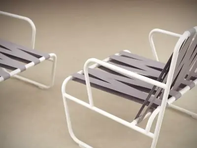 Dozequinze Armchair 3D model