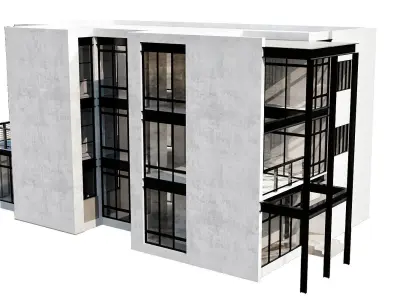 RESIDENTIAL BUILDING NO34 A 3D model