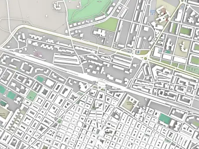 Cityscape Molfetta Puglia Italy 3D model