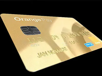 Credit card 3D model