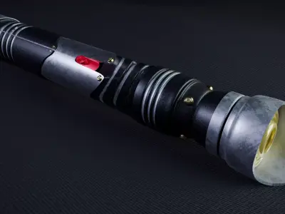 Lightsaber light saber from star wars force awakens 3D model
