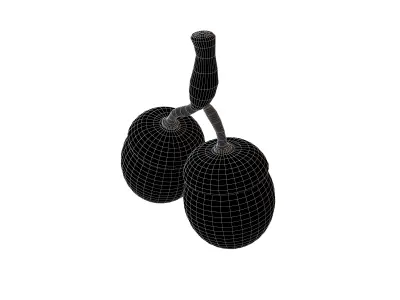 Acorn Fruit v1 003 Low-poly 3D model