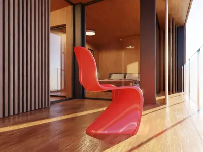 Panton Chair 3D Model 3D model