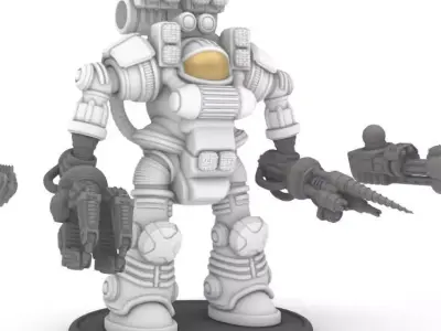 28mm Ordnance Repair Utility System Suit - ORUS Suit 3D print model