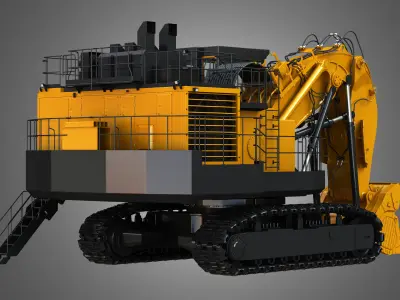 EX8000-6 - Hydraulic Mining Shovel 3D model