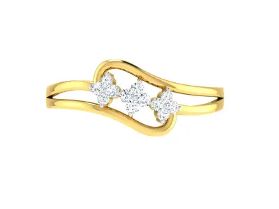 Women Ring  Render 3dm STL OBJ FBX Details 3D print model 273