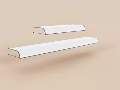 Exterior Awning Type C Set of 2 Low-poly 3D model