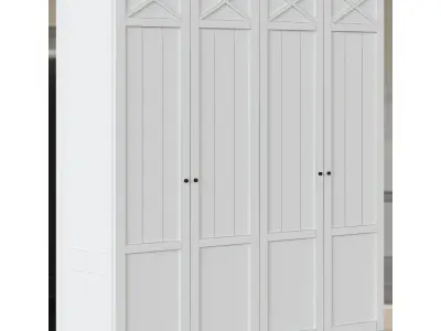 4-door wardrobe Verona 3D model