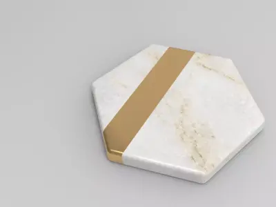Nea Drink Coaster Low-poly 3D model