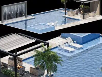 Pool 36 3D model