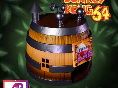 Cranky Lab Donkey Kong 64 3D print model