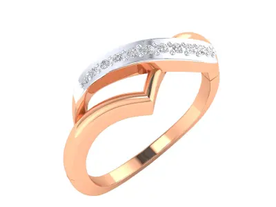 Women Ring Render 3dm STL MTL SLC JCD OBJ FBX Details 3D print model 86