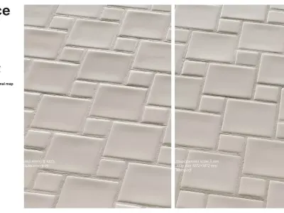 Square Tile in Hopscotch Layout Texture