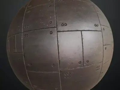 Sci-Fi Wall PBR Seamless Texture