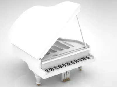 Piano humidor for cigare smoker 3D print model