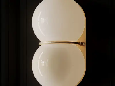 Twin wall sconce from SKLO 3D model