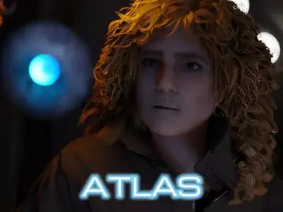 ATLAS  Jennifer Lopez  3D Character on Mech Suit  3D model