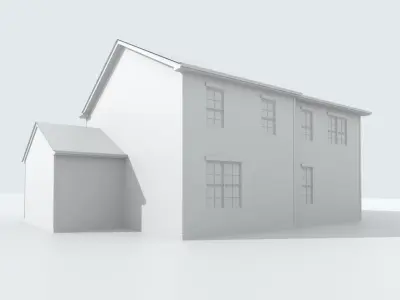 Cape Cod House 31 3D model