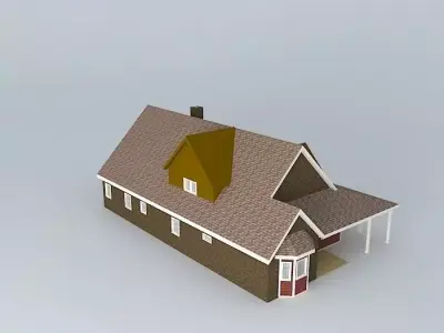 Skinney house Free 3D model