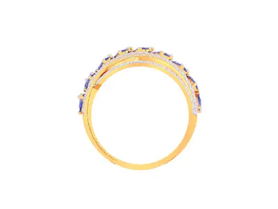 Women Ring  Render 3dm STL OBJ FBX Details 3D print model 7