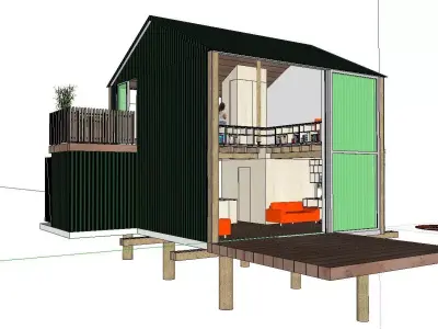 Creative Design-Holiday Cabin-034 3D model