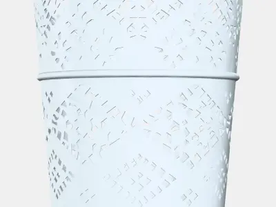 SKURAR candle holder Low-poly 3D model