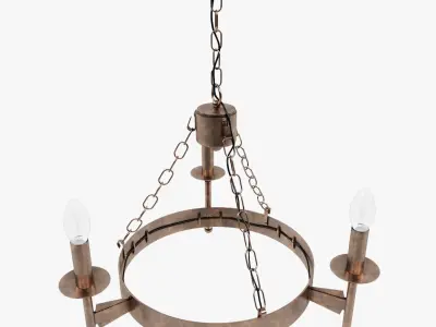 Old Chandelier 3D model