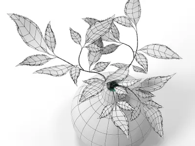 Agave set 01 3D model