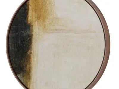 Abstract Painting Frame set 3D model 730