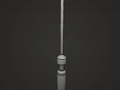 Diamond Bulb 4 types LED-twisted-Incandescent-Edison 3D model