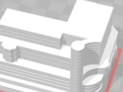 Hotel Plaza   3D print model