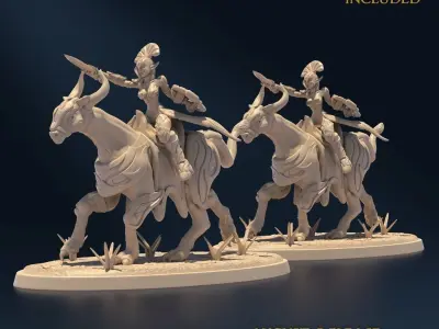 Undying Light Invader Nude and Normal Set x3 3D print model