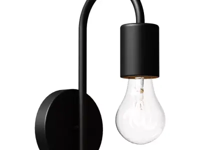Wall sconce made of metal Hiba 3D model