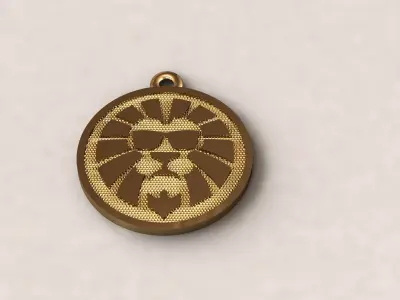 Glasses pendant 27 3D print model