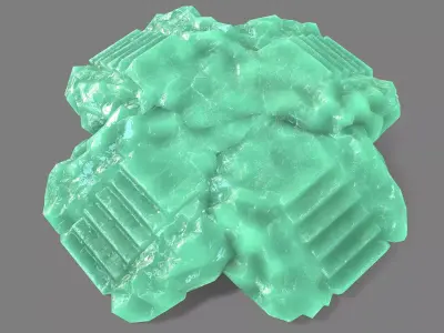 Staris Rock 09 Low-poly 3D model