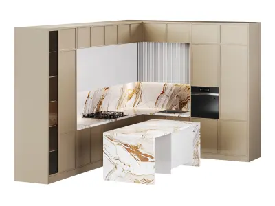 Modern kitchen 31 3D model