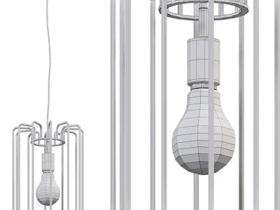 Wired Vertical Pendant by lightology 3D model