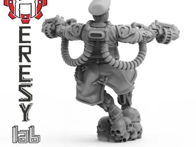 Commissar Gurthen Lena  3D print model