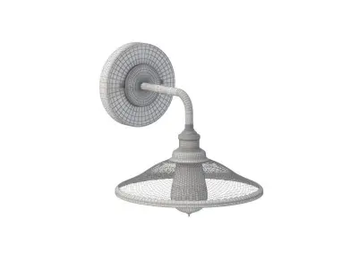 Hinkley Lighting RIGBY Vintage Industrial Wall Light 3D model