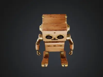 Robot 3D model 10