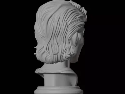 Solar Guardian Statue Bust 3D print model