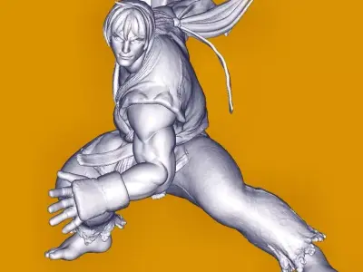 Ken Street Fighter 3D print model